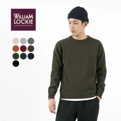 WILLIAM LOCKIE / Lambswool crew neck knit