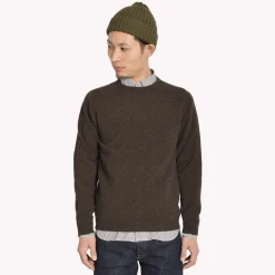 WILLIAM LOCKIE / Lambswool crew neck knit