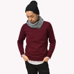 WILLIAM LOCKIE / Lambswool crew neck knit