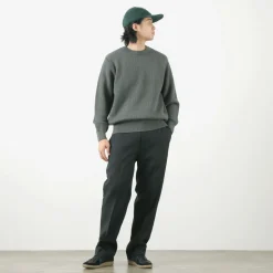 YONETOMI NEW BASIC / Extra Fine Wool Ribbed Knit Pullover