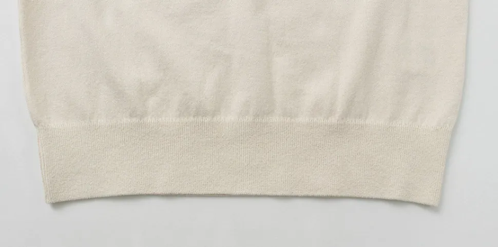 YONETOMI NEW BASIC / Light Wave Cotton Knit PO