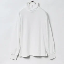 YONETOMI NEW BASIC / NEW BASIC GARMENT DYE T-SHIRT TURTLE NECK