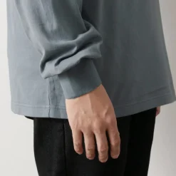 YONETOMI NEW BASIC / NEW BASIC GARMENT DYE T-SHIRT TURTLE NECK