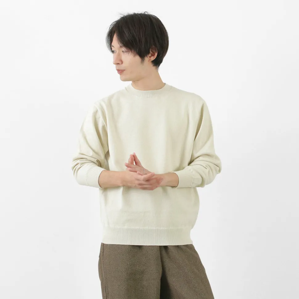 YONETOMI NEW BASIC / Rigid Cashmere Knit Pullover