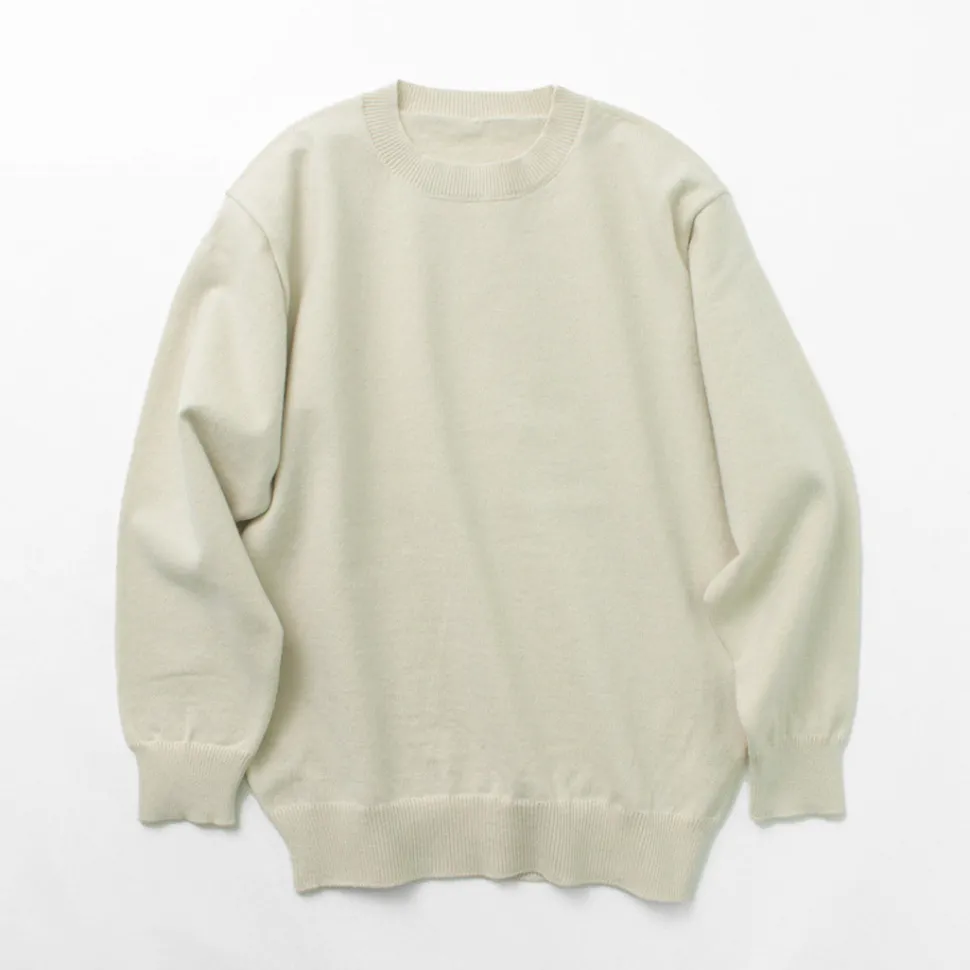YONETOMI NEW BASIC / Rigid Cashmere Knit Pullover