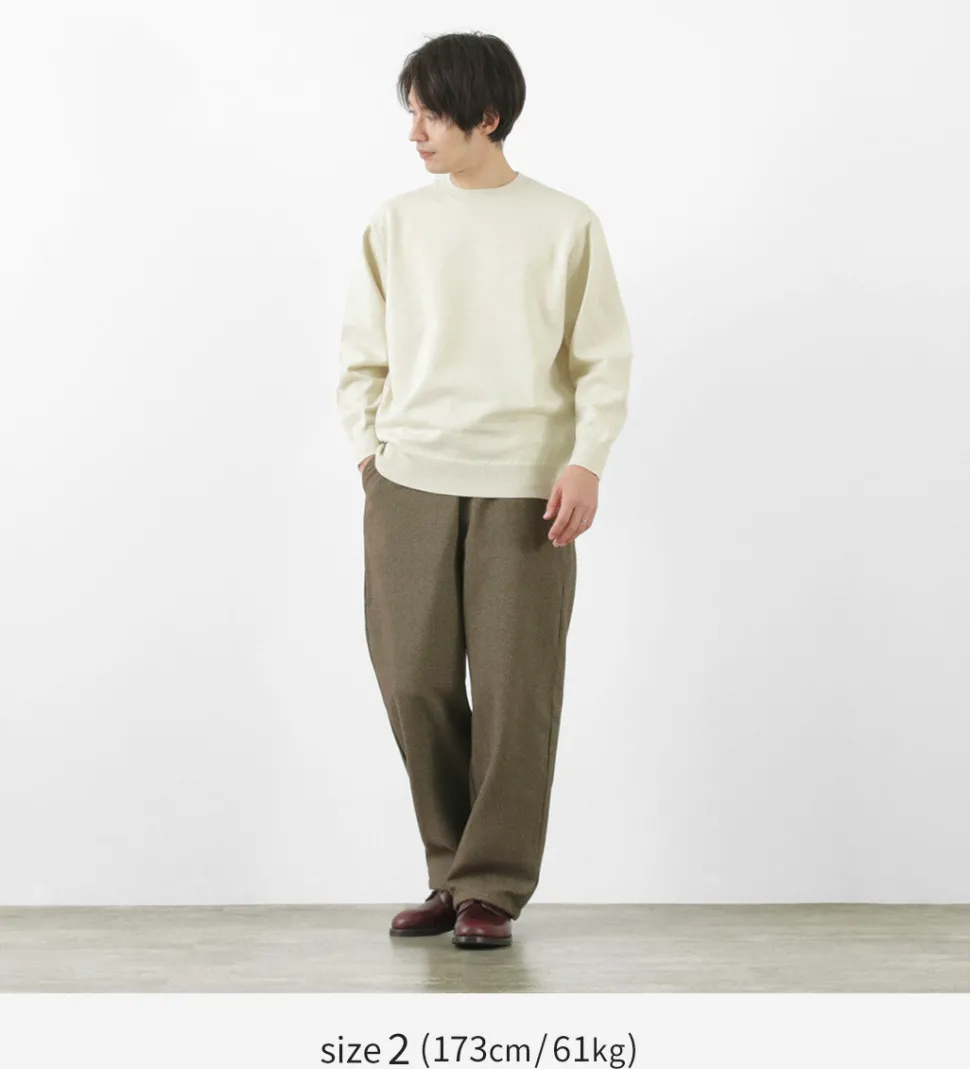 YONETOMI NEW BASIC / Rigid Cashmere Knit Pullover