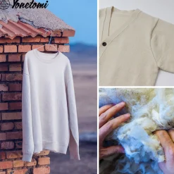 YONETOMI NEW BASIC / Rigid Cashmere Knit Cardigan