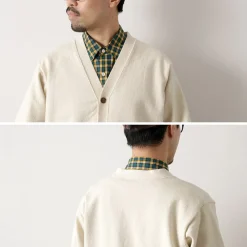 YONETOMI NEW BASIC / Rigid Cashmere Knit Cardigan