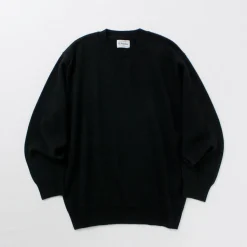 YONETOMI NEW BASIC / Rigid Cashmere Knit Pullover Garment Dyed