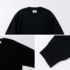 YONETOMI NEW BASIC / Rigid Cashmere Knit Pullover Garment Dyed