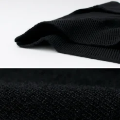 YONETOMI NEW BASIC / Rigid Cashmere Knit Pullover Garment Dyed