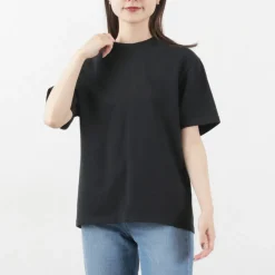 YONETOMI NEW BASIC / Side Round body knitted T-shirt
