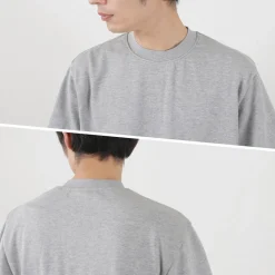 YONETOMI NEW BASIC / Side Round body knitted T-shirt