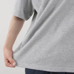 YONETOMI NEW BASIC / Side Round body knitted T-shirt