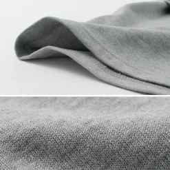 YONETOMI NEW BASIC / Side Round body knitted T-shirt