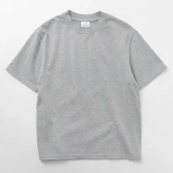 YONETOMI NEW BASIC / Side Round body knitted T-shirt