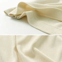 YONETOMI NEW BASIC / Silk Knit T-Shirt