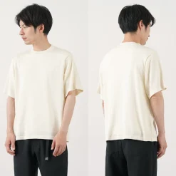 YONETOMI NEW BASIC / Silk Knit T-Shirt