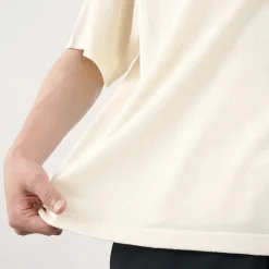 YONETOMI NEW BASIC / Silk Knit T-Shirt
