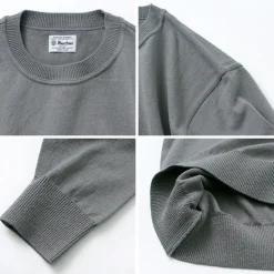 YONETOMI NEW BASIC / Wave Cotton Knit Pullover