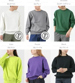 YONETOMI NEW BASIC / Wave Cotton Knit Pullover