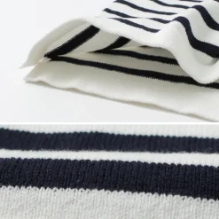 YONETOMI NEW BASIC / Wave Cotton Basque Knit Pullover