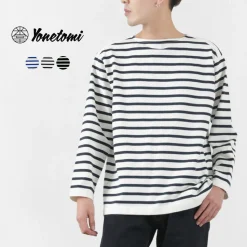 YONETOMI NEW BASIC / Wave Cotton Basque Knit Pullover